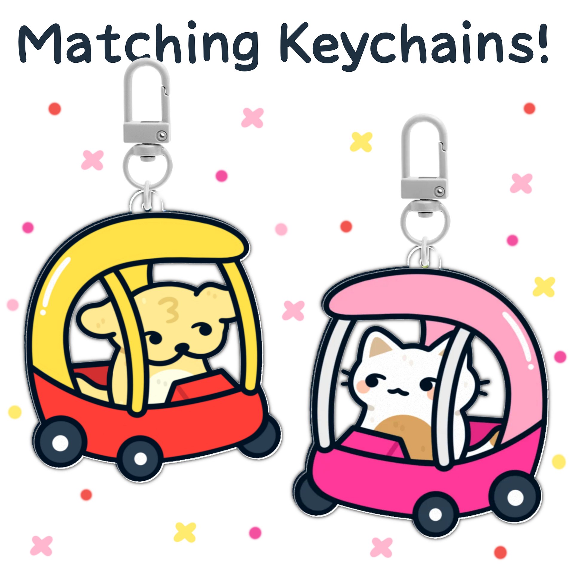 Suni & Luna Car Matching Keychains product image (1)