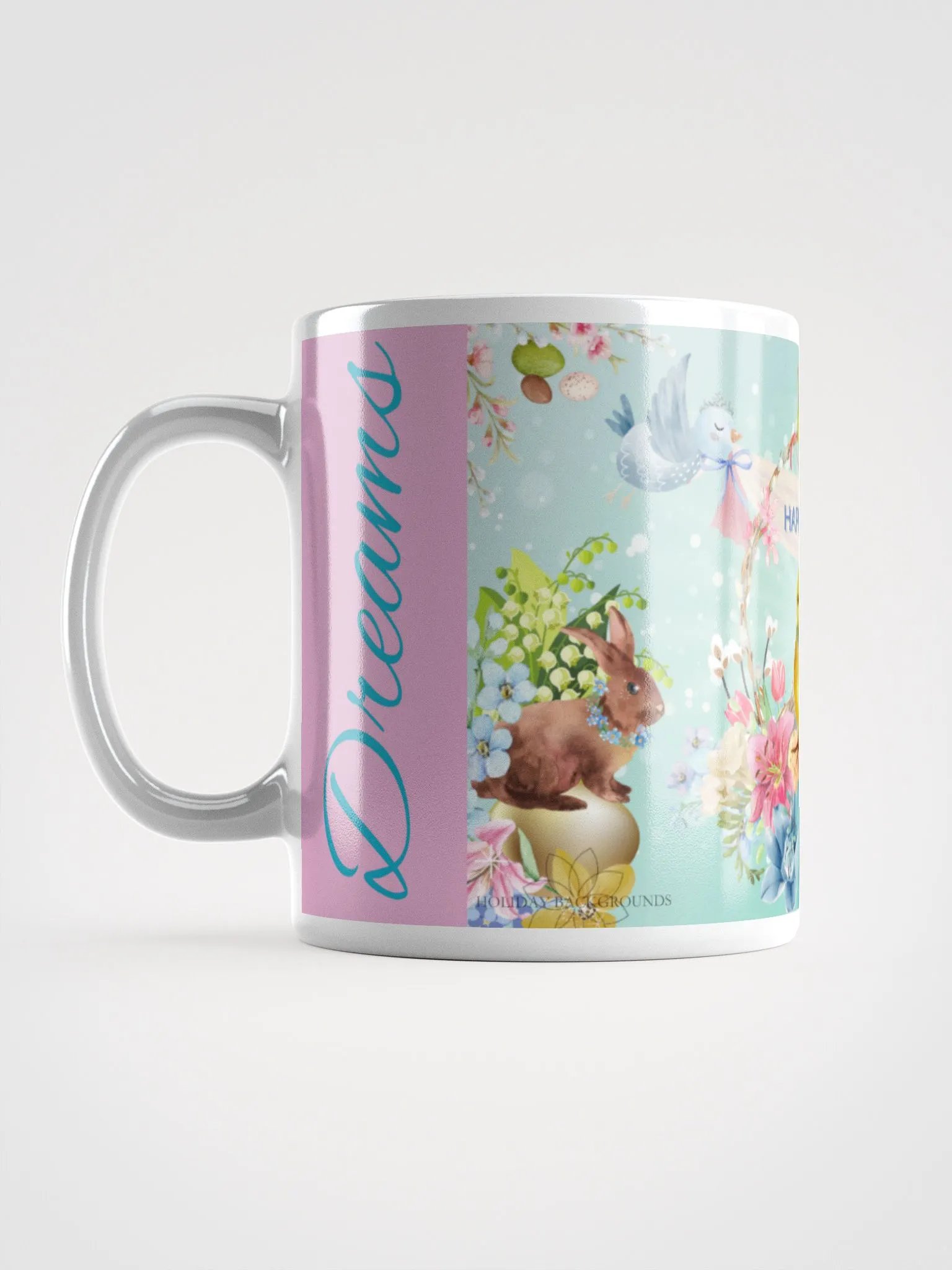 Easter Chick Floral Mug product image (5)