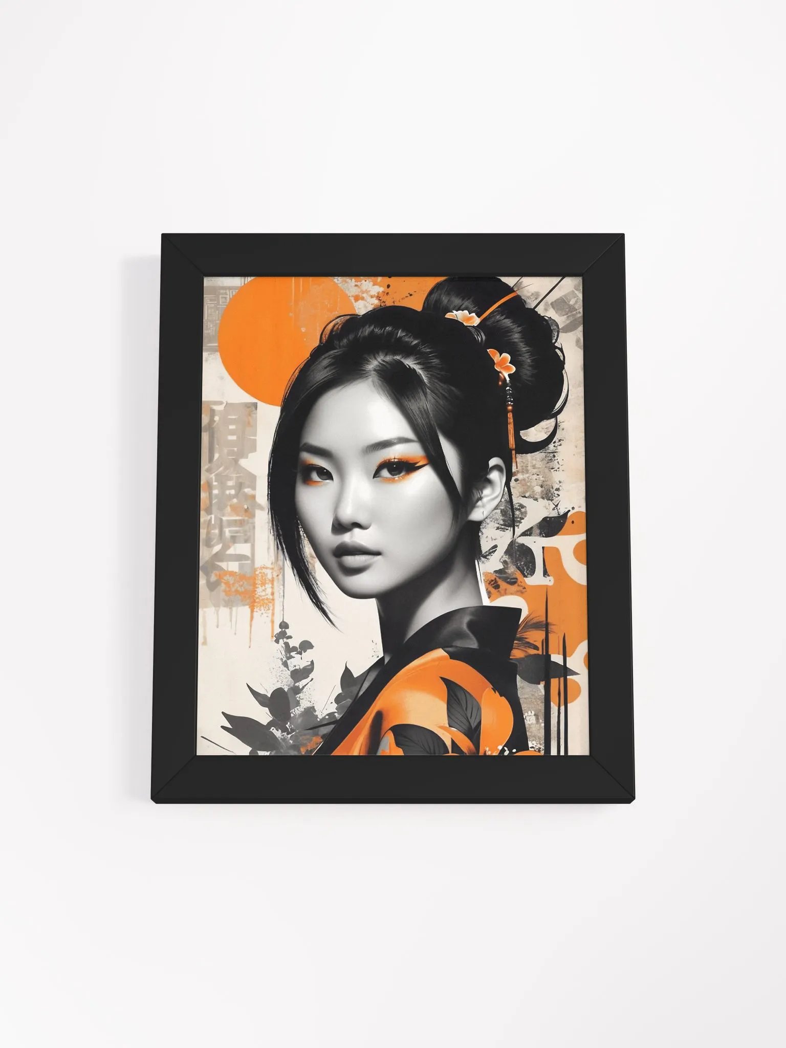 Geisha Grace: Stylized Framed Poster product image (6)