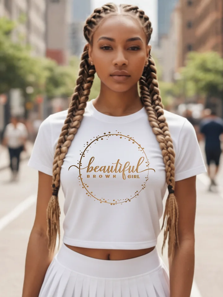 Beautiful Brown Girl Signature Crop Top product image (7)