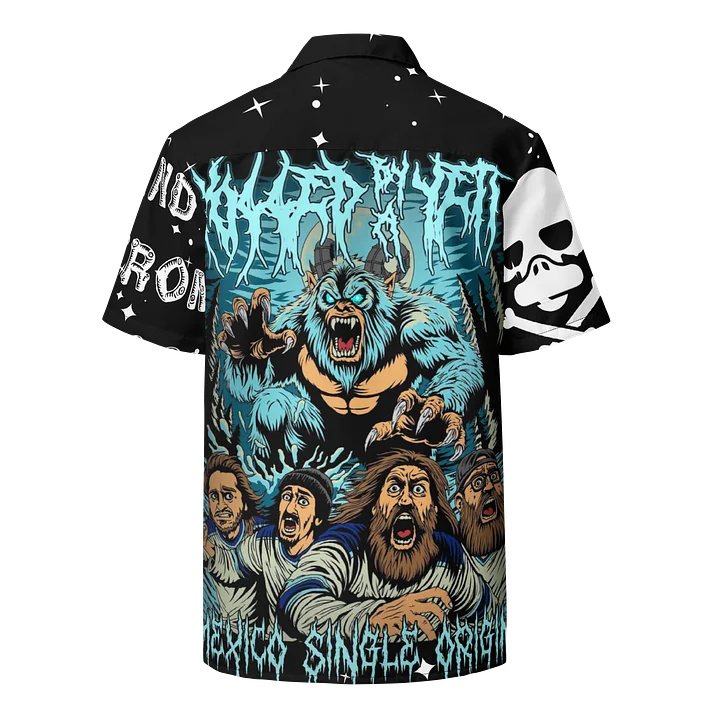 Killed by a Yeti Brewed by a Yeti Hawaiian Shirt product image (2)