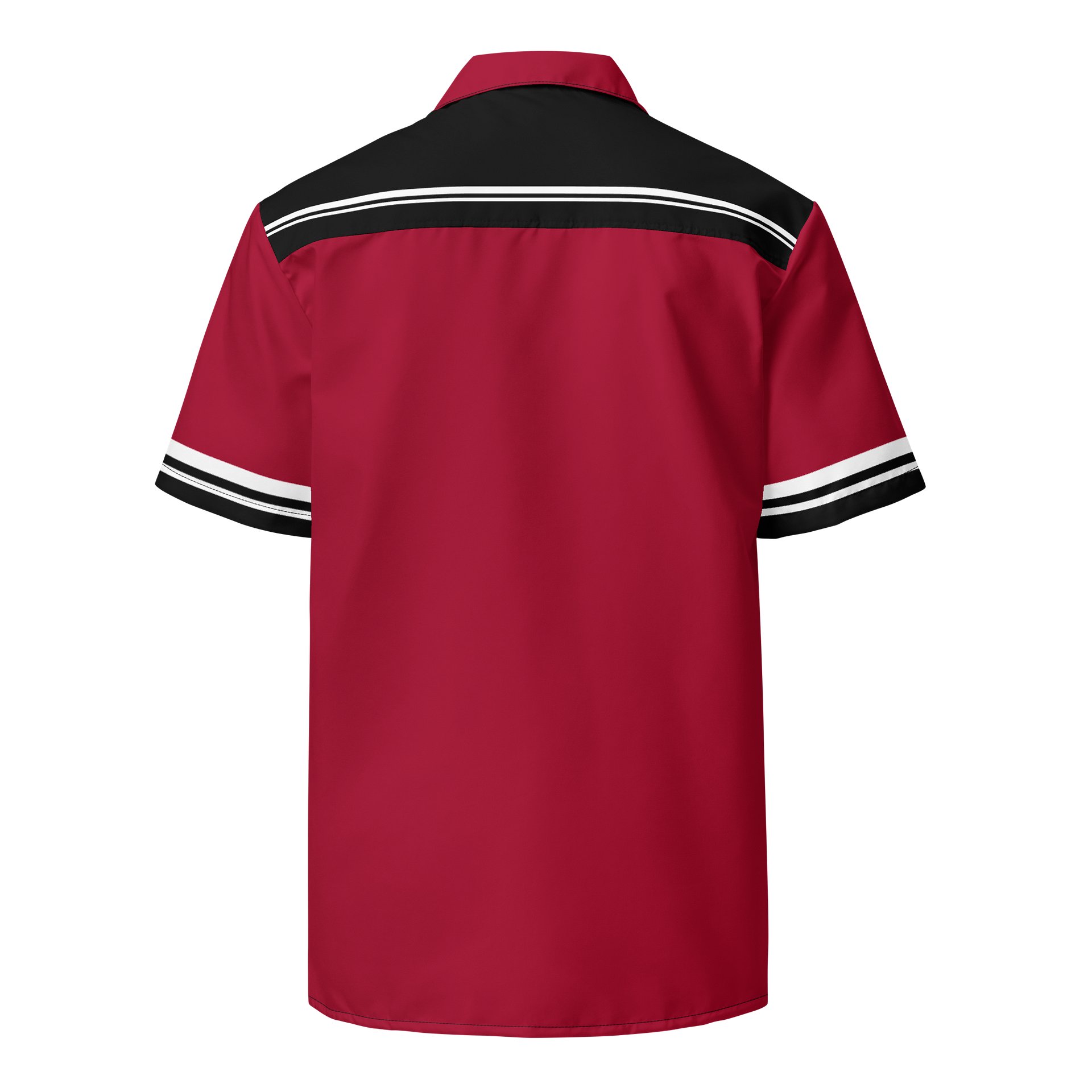Red Kat Skull Bowling Shirt product image (2)