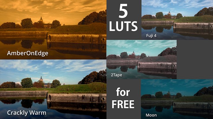 5 LUTS for Davinci Resolve, Adobe Premiere, Final Cut Pro etc... product image (1)