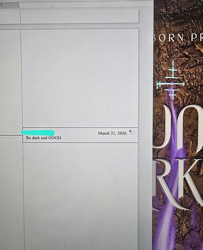 😎 Mission accomplished.⁠
⁠
I appreciate all critical beta feedback because it makes my stories shine brighter. But I love me ...