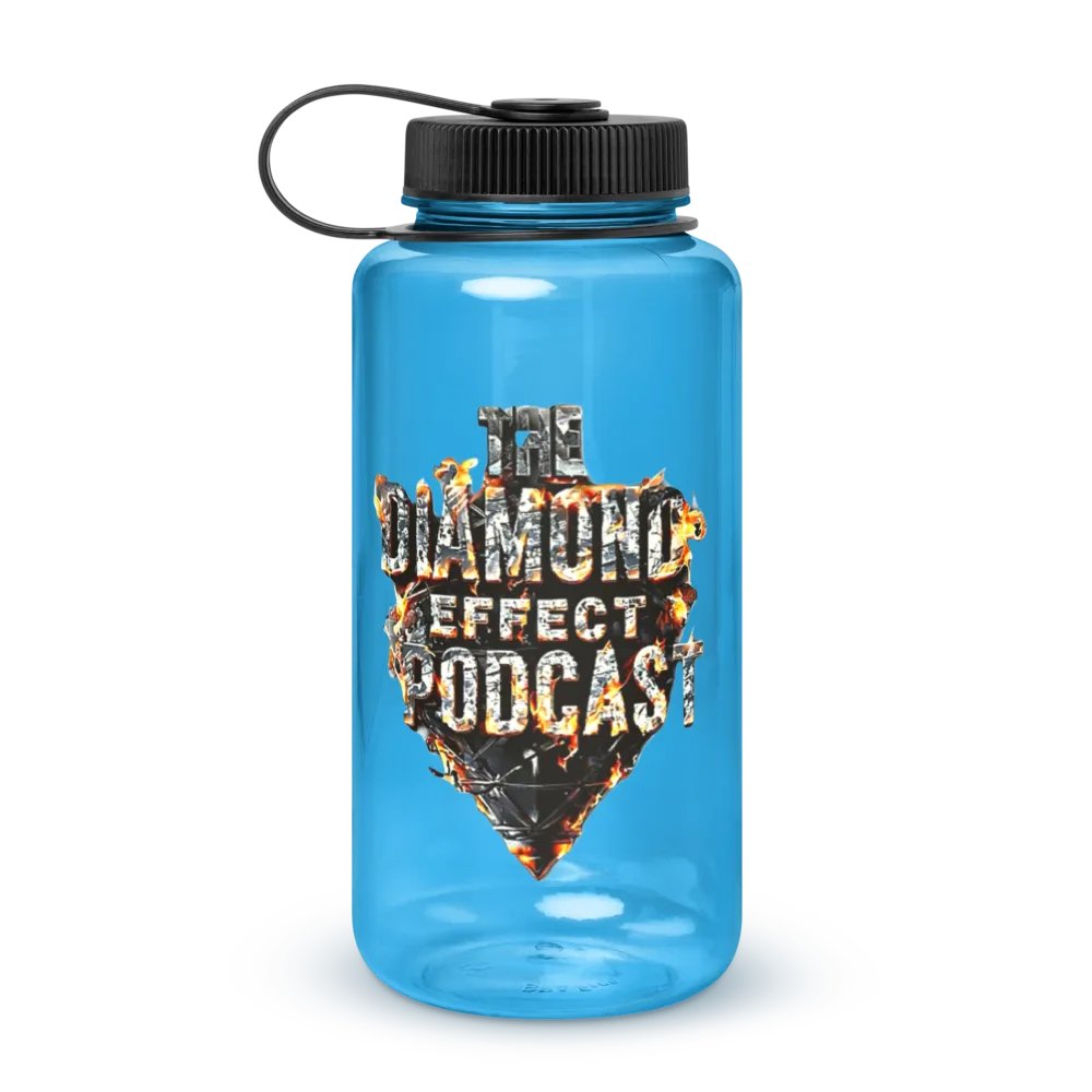 The Diamond Effect Wide Mouth Plastic Water Bottle product image (1)