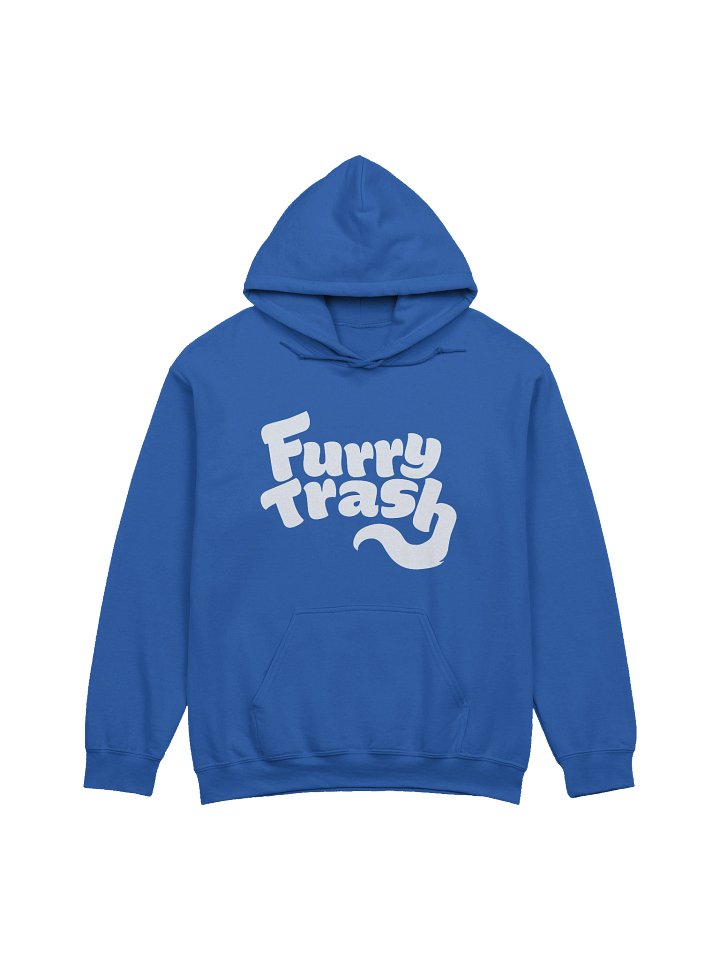 Furry Trash Hoodie – Bubble Logo (White Print) product image (5)