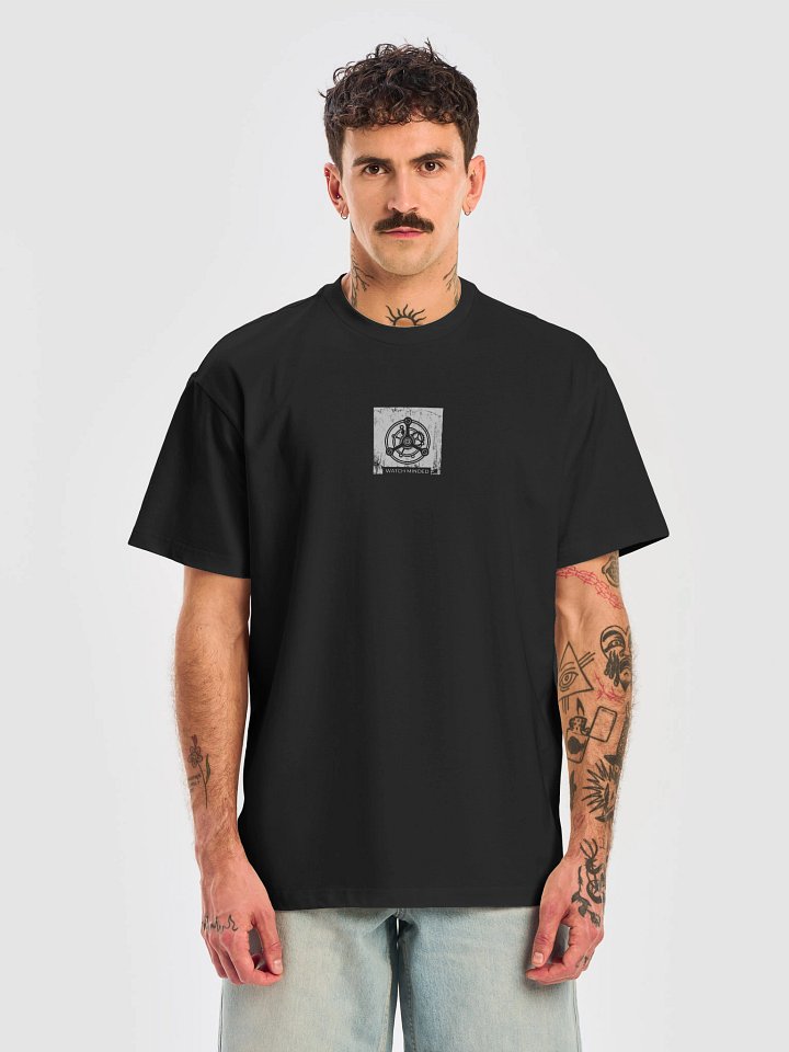 Relaxed Fit Heavy Cotton "Tourbillon" T-Shirt, Black product image (1)
