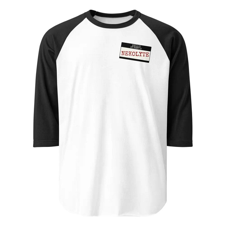 Nekolyte Nametag Raglan Shirt product image (1)
