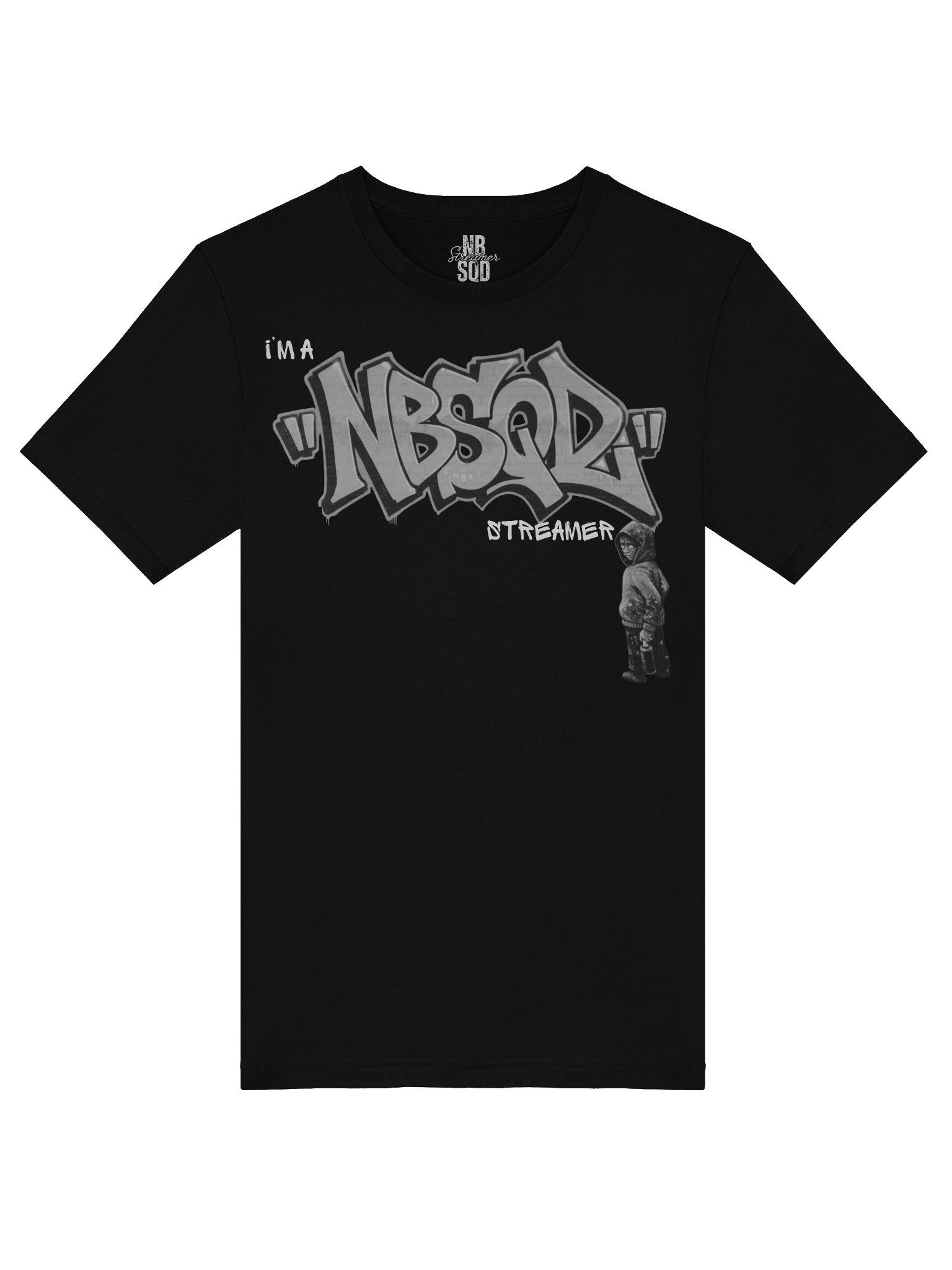 NBSQD Graffiti Ladies BLK T-Shirt - Break The Rules Its Part of The Game product image (5)