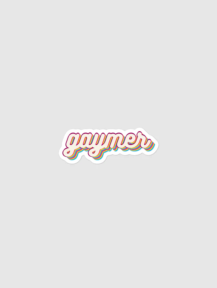 GAYMER STICKER - PANSEXUAL PRIDE product image (1)