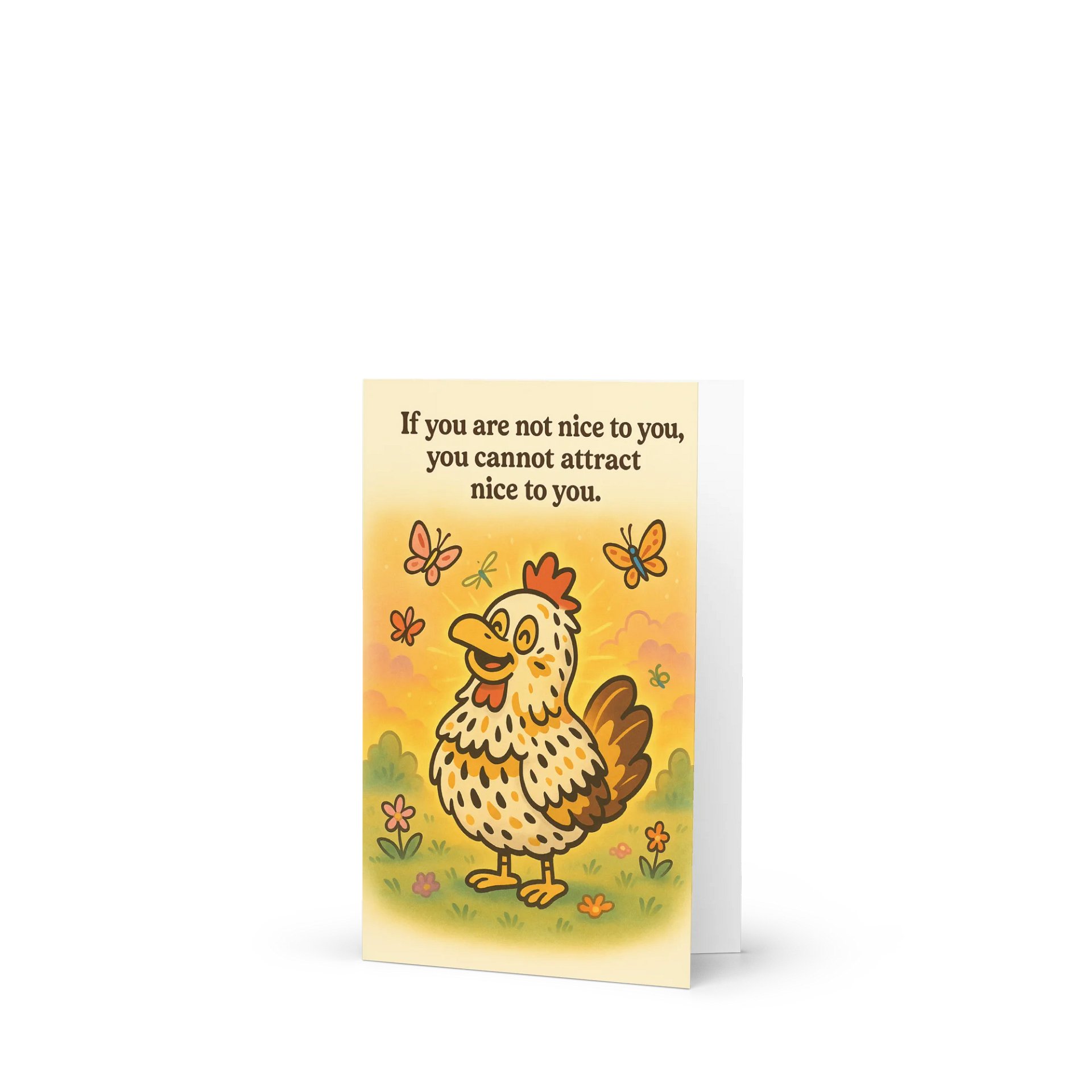 Abrahen Chicks - Being Nice - Card product image (4)
