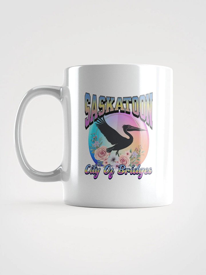 Saskatoon Pelican City of Bridges Mug product image (1)