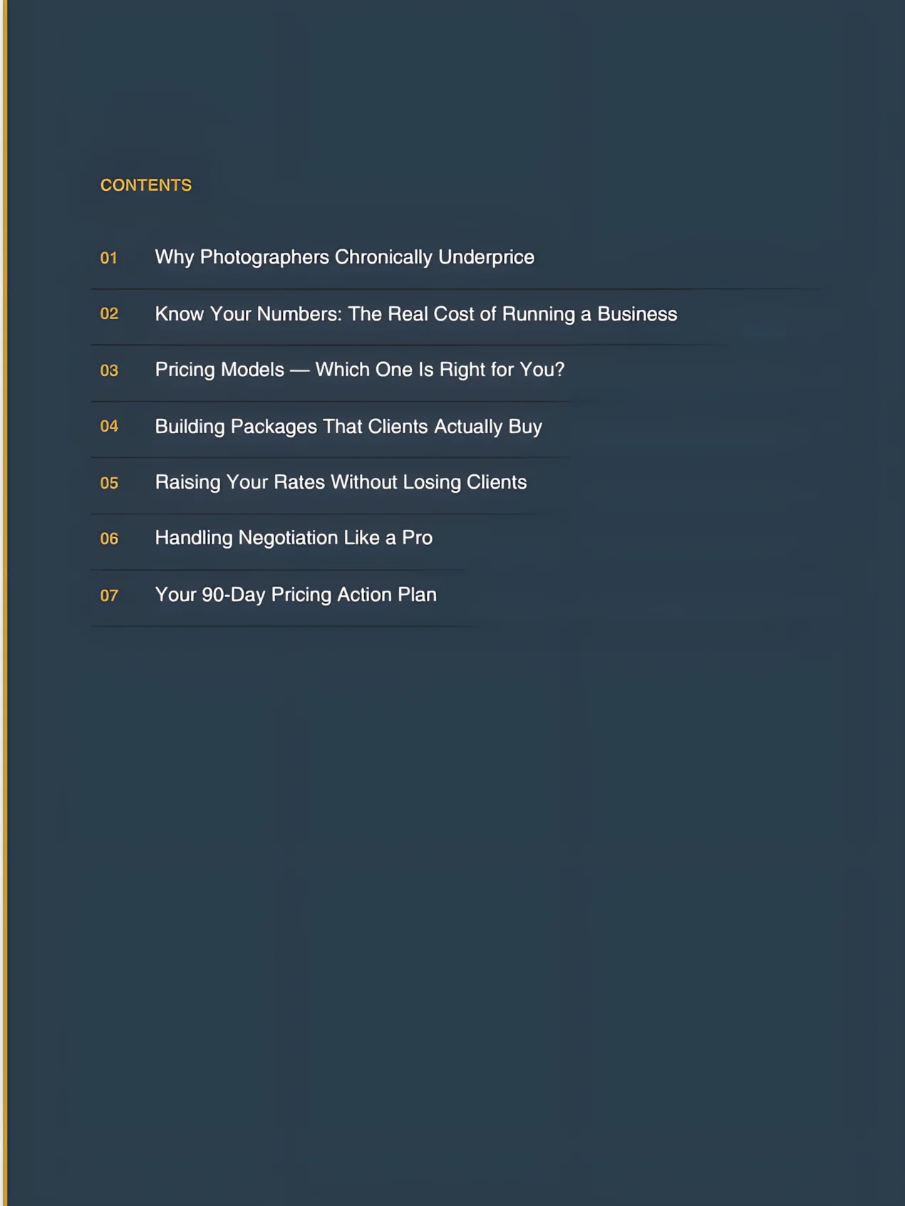 Pricing Guide for Photographers - Limited Launch Sale - 50% Off product image (4)