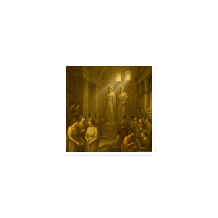 Temple of Fortuna Muliebris Vinyl Magnet product image (1)