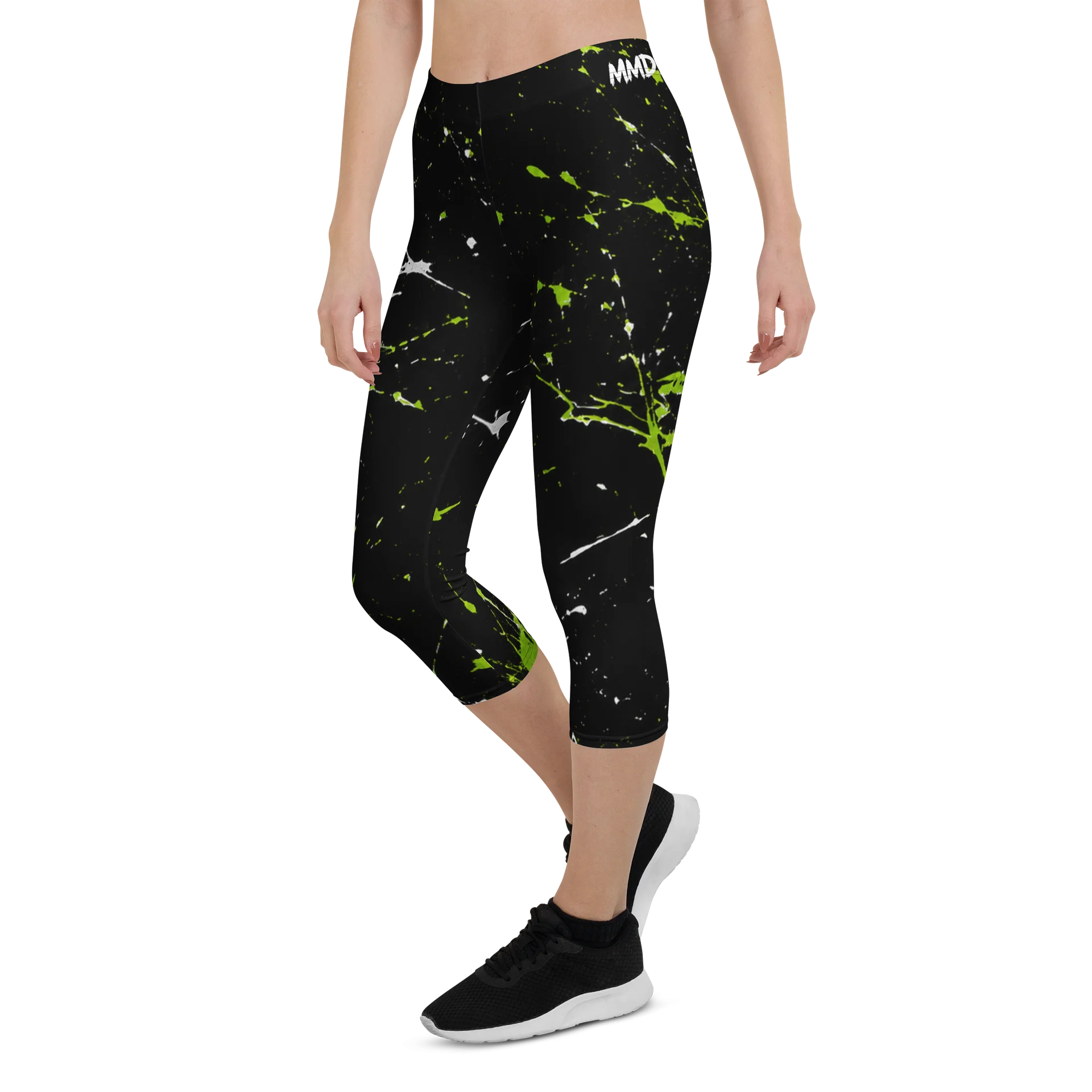 Neon Splatter Capri Leggings product image (5)