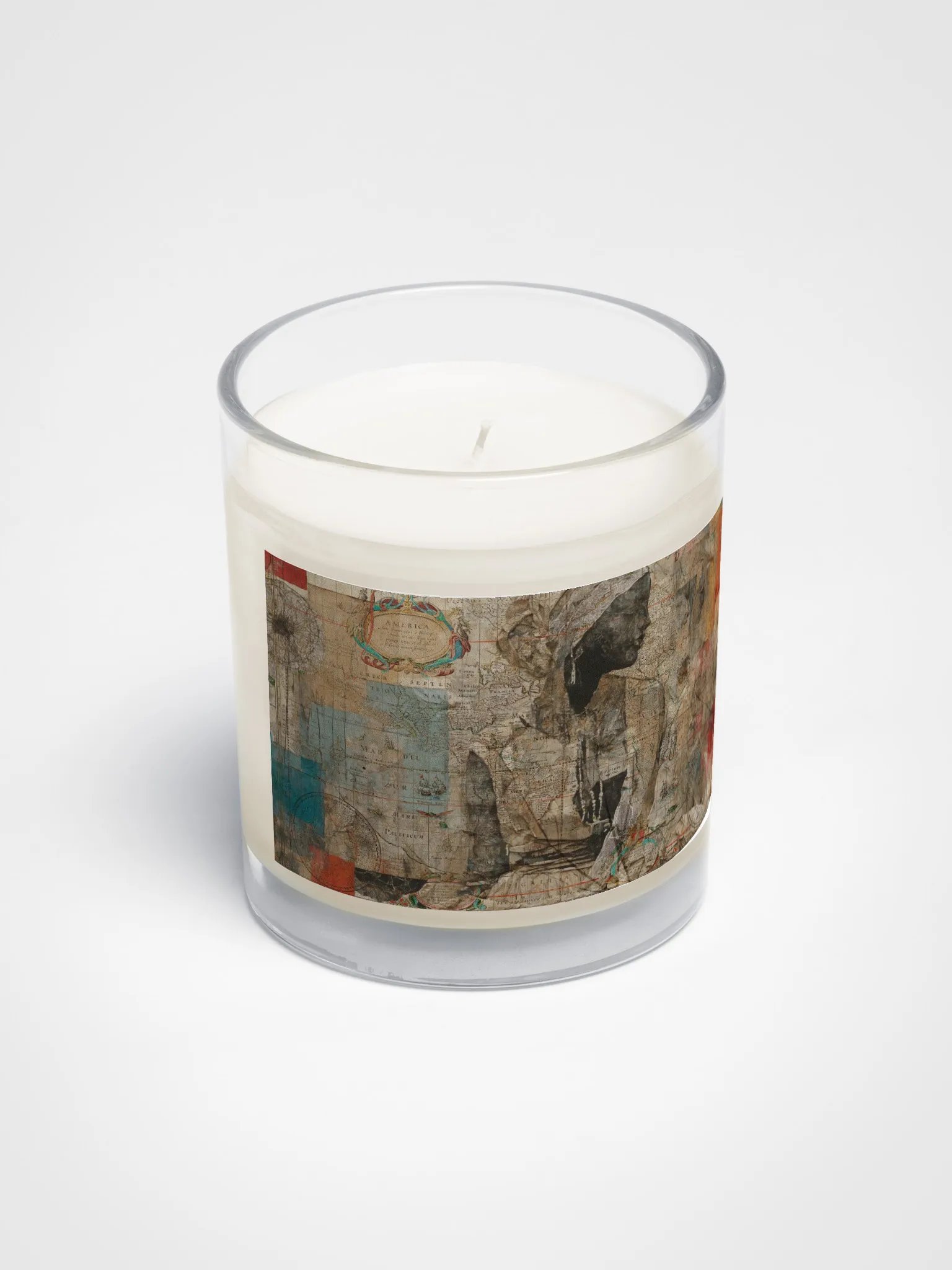 Cartographic Silhouette Soy Wax Candle product image (2)
