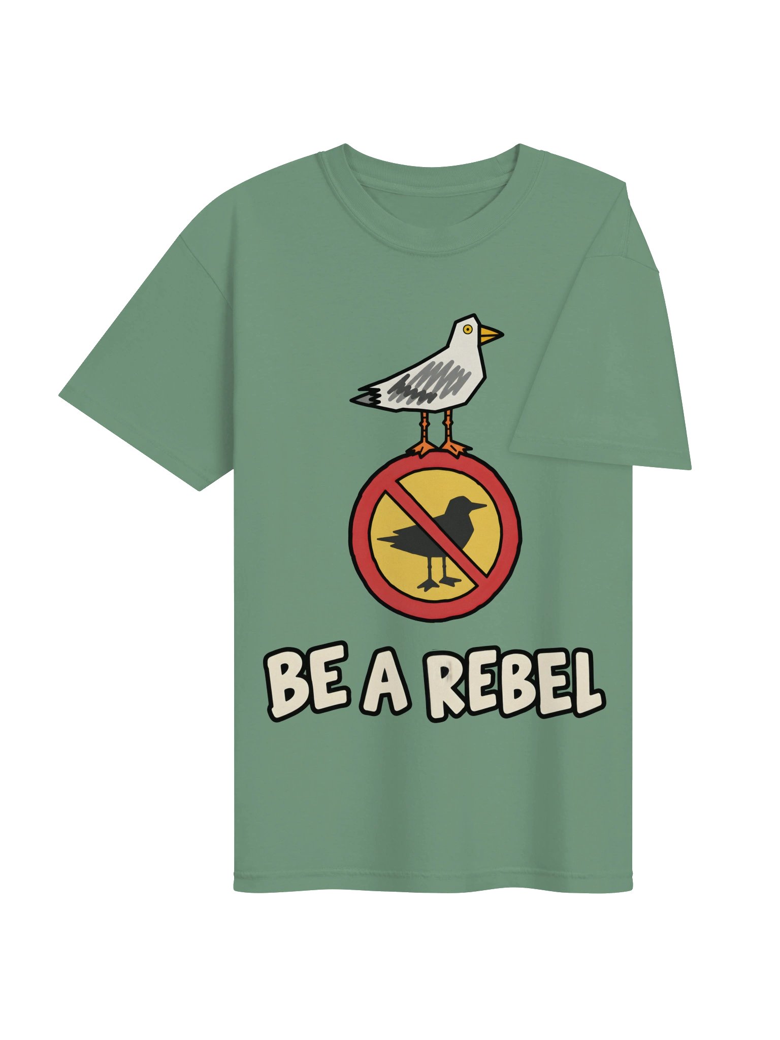 Be a Rebel Heavyweight Vintage Graphic Tee product image (4)