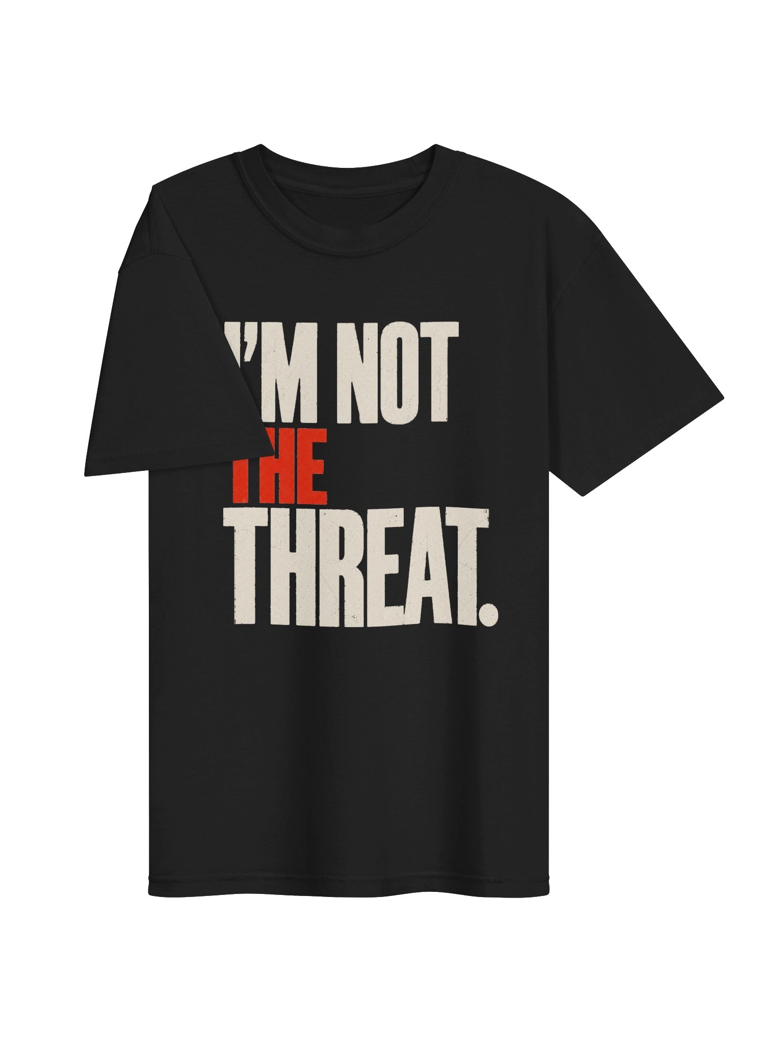 I’M NOT THE THREAT. — Heavyweight Commander Tee product image (3)