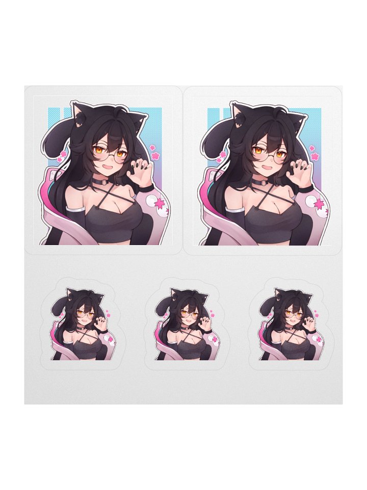 Sakura Stickers (Blue/Pink) product image (1)