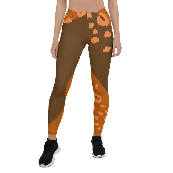Orange Jungle All-Over Leggings product image (1)
