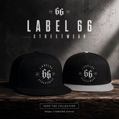 #label66 new hats in store https://label66.store