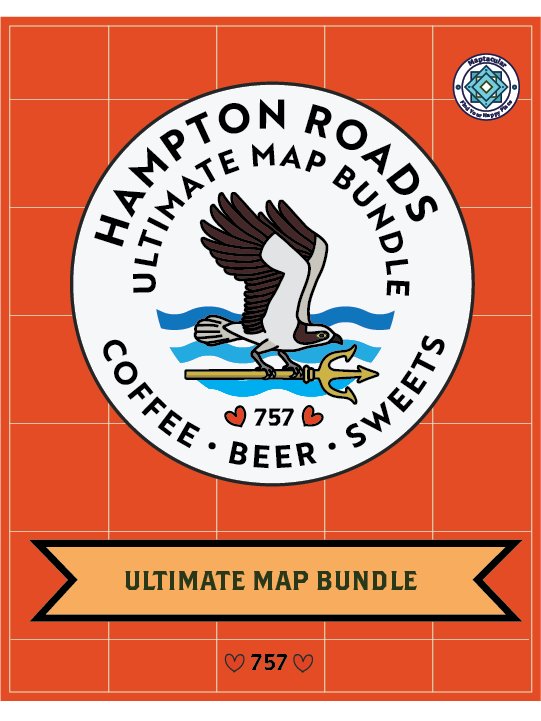Hampton Roads Ultimate Map Bundle - Digital Download product image (1)