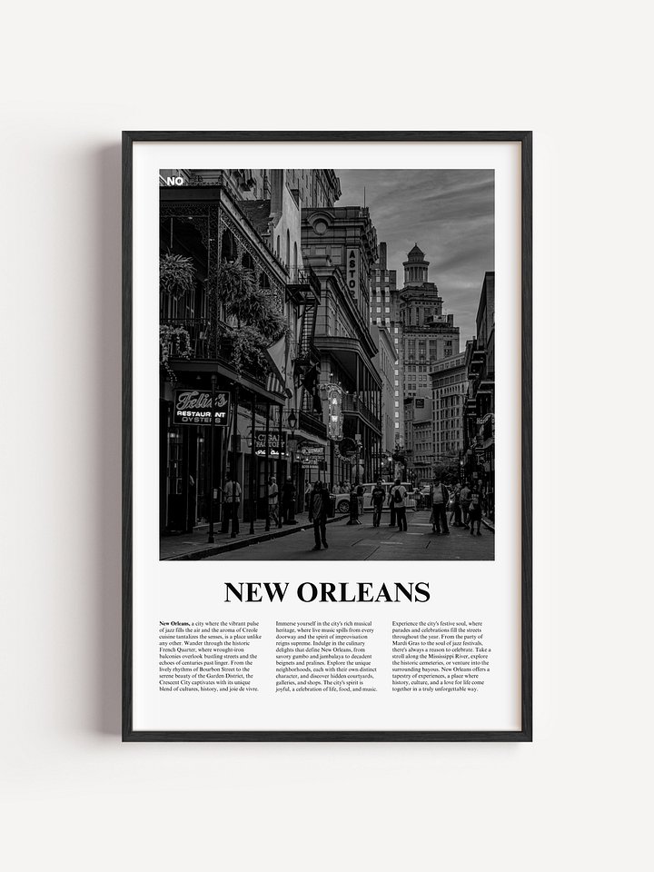 New Orleans 03 Newspaper Poster product image (1)
