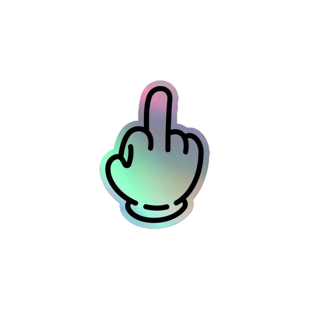 Flip off holo product image (1)