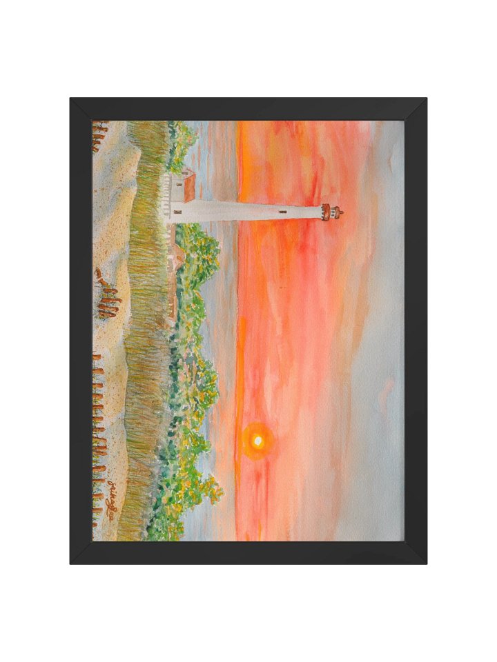 Lighthouse In A Golden Sunset product image (1)