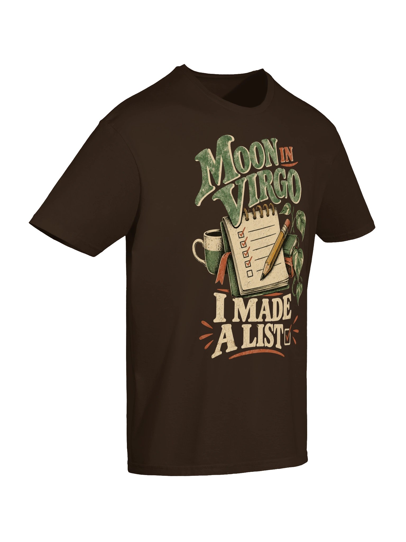 Moon in Virgo I Made a List Tee product image (6)