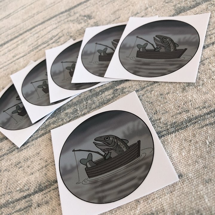 Fishing? - 2" Vinyl Sticker product image (2)
