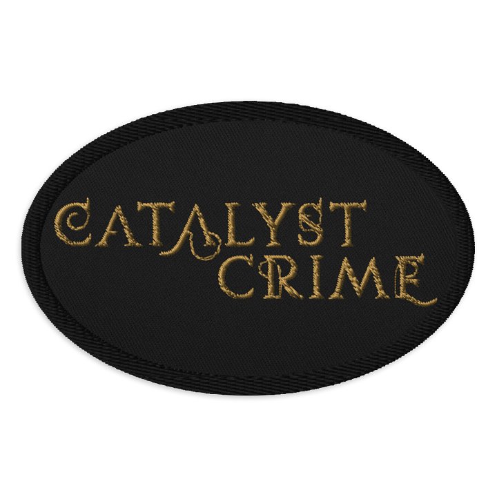 Catalyst Crime Gold Logo Patch product image (1)