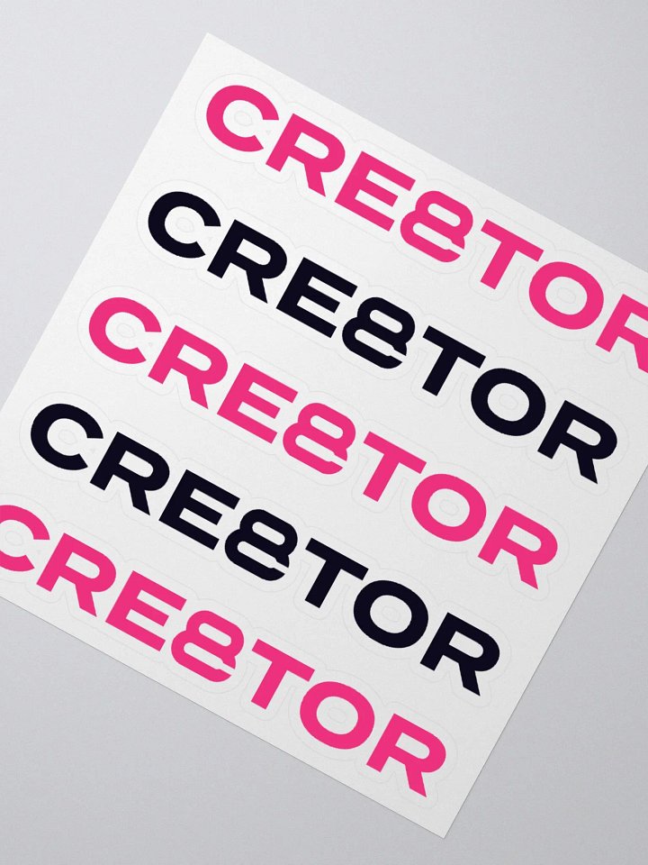 Cre8tor - WordMark Stickers product image (2)