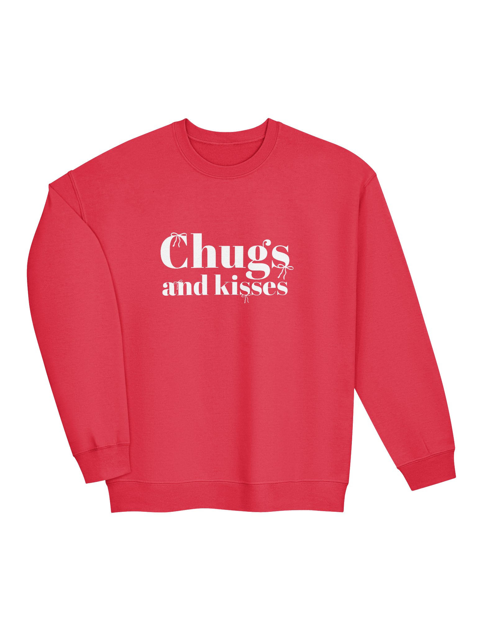 Red Chugs and Kisses Sweatshirt product image (4)