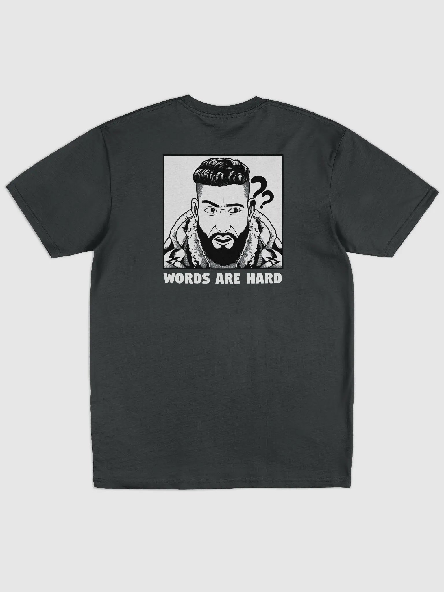 [Limited Edition] 'Words are hard' Heavy Tee (Back Design) product image (2)