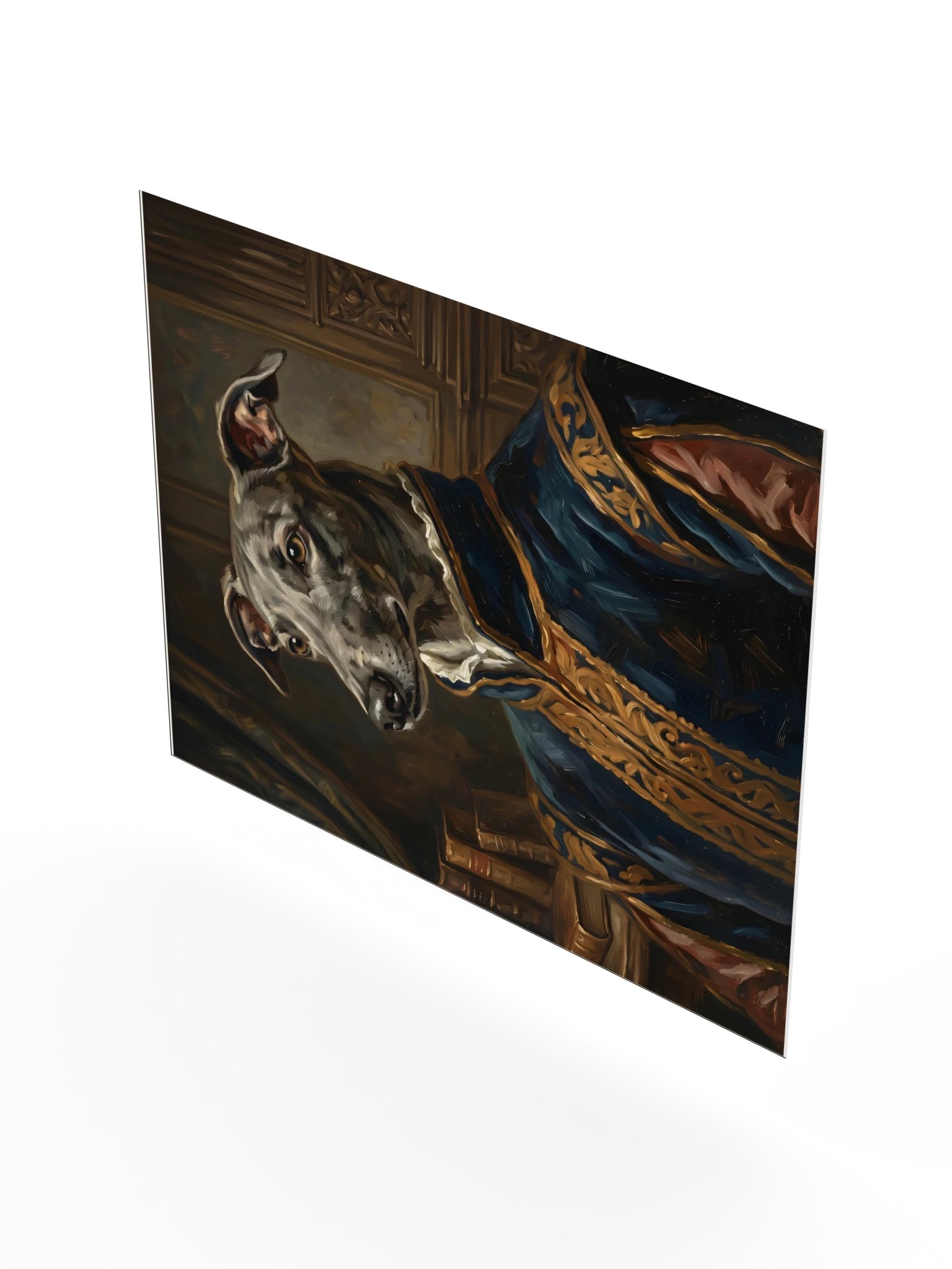 Greyhound in Blue Poster product image (22)