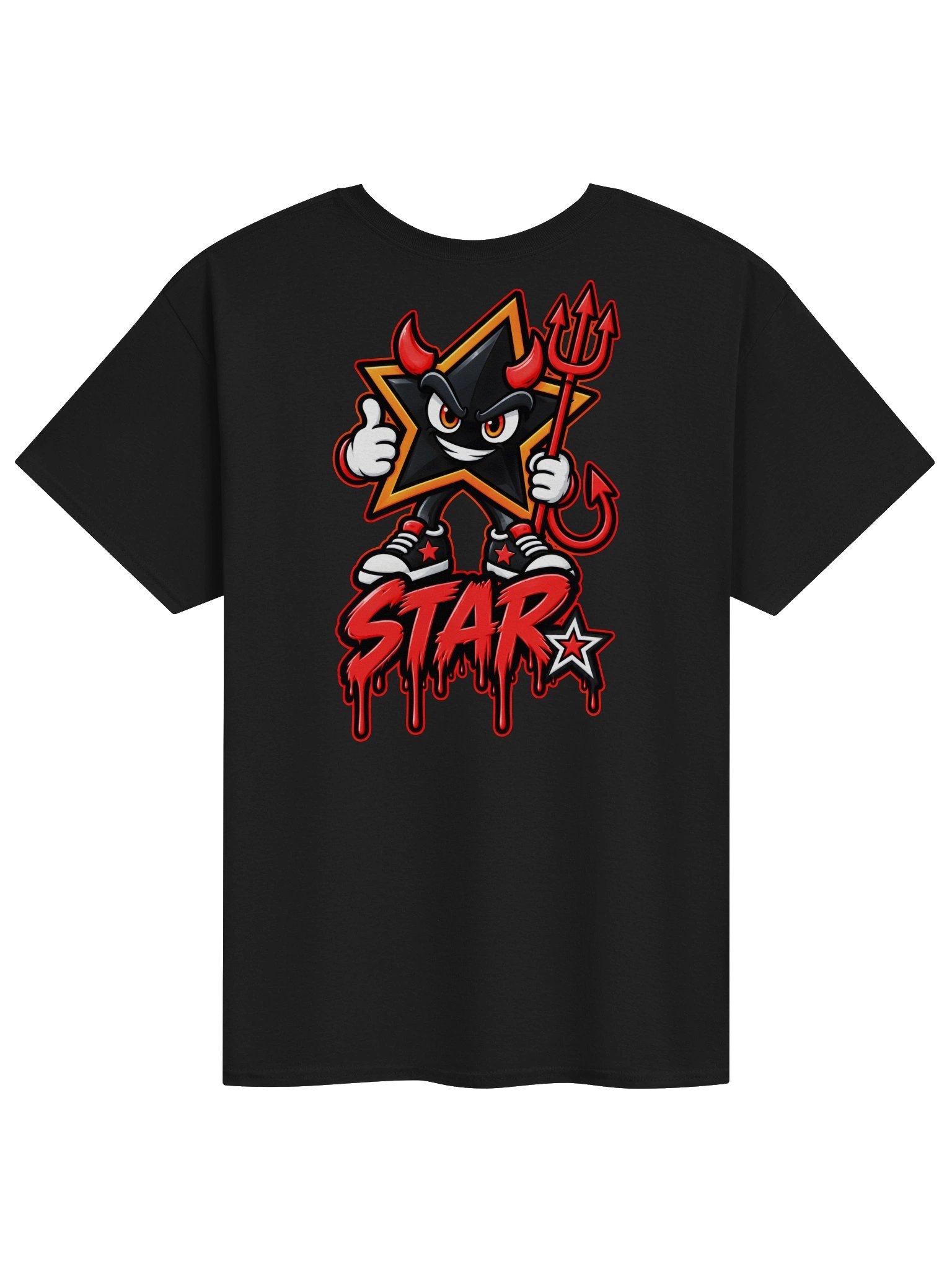 Halloween STAR Devil Graphic T-Shirt product image (2)