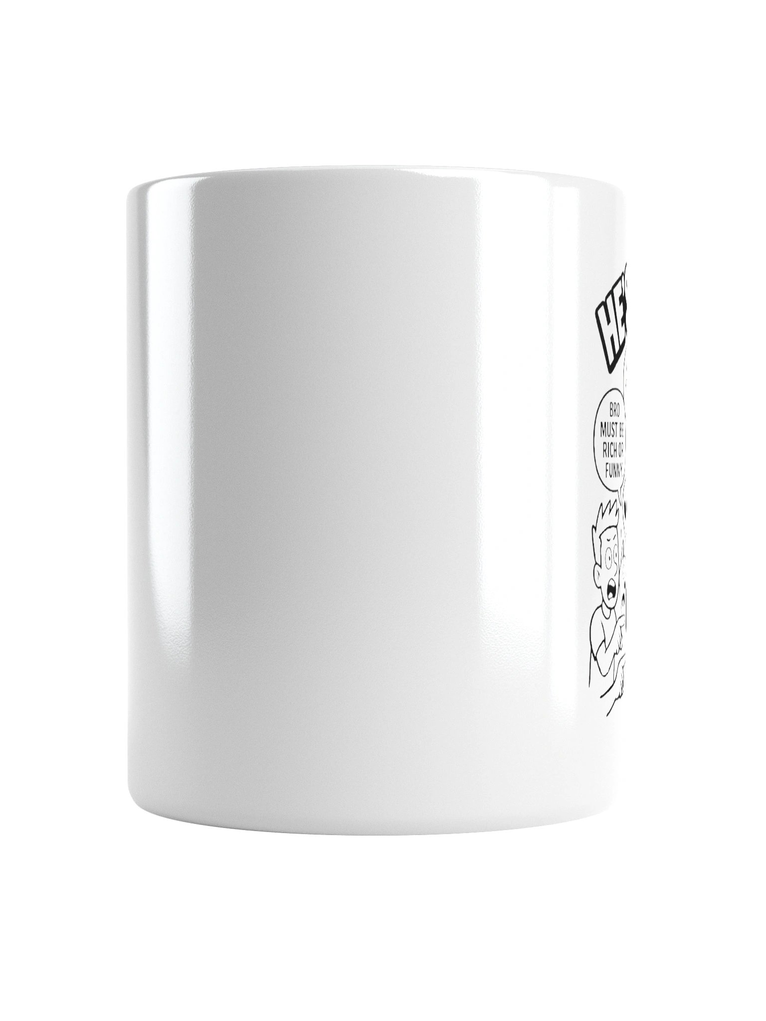 "He's Punching" White Glossy Mug product image (13)