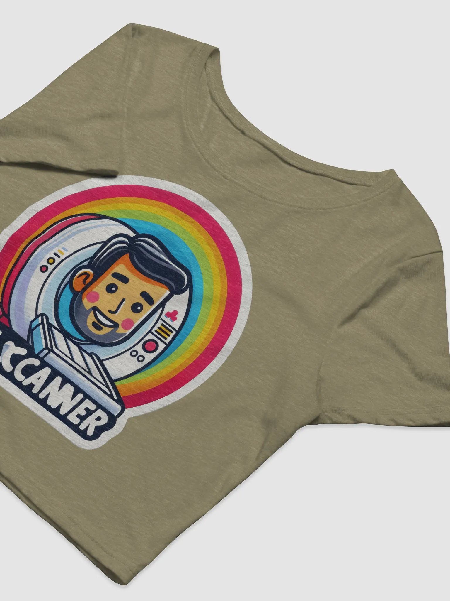 Rainbow CT Scanner Women's Crop Tee product image (14)