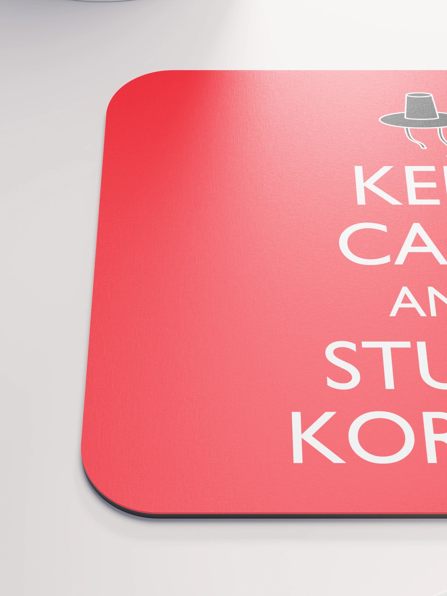 Keep Calm and Study Korean Mouse Pad product image (5)