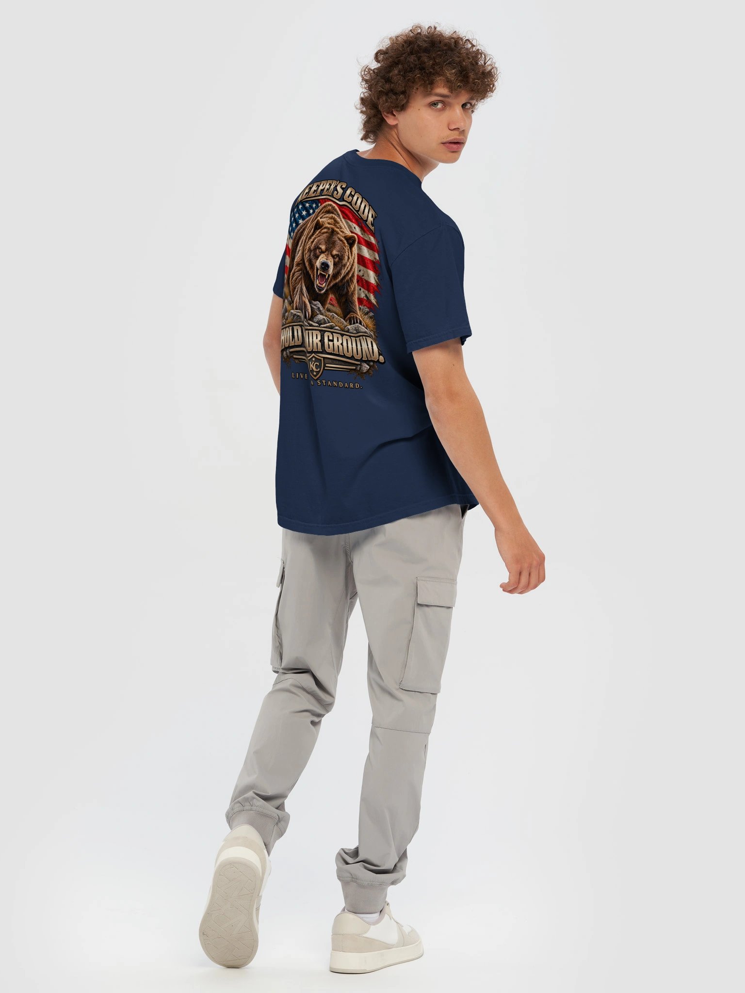 Men's Hold Your Ground Patriotic Graphic T-Shirt product image (25)
