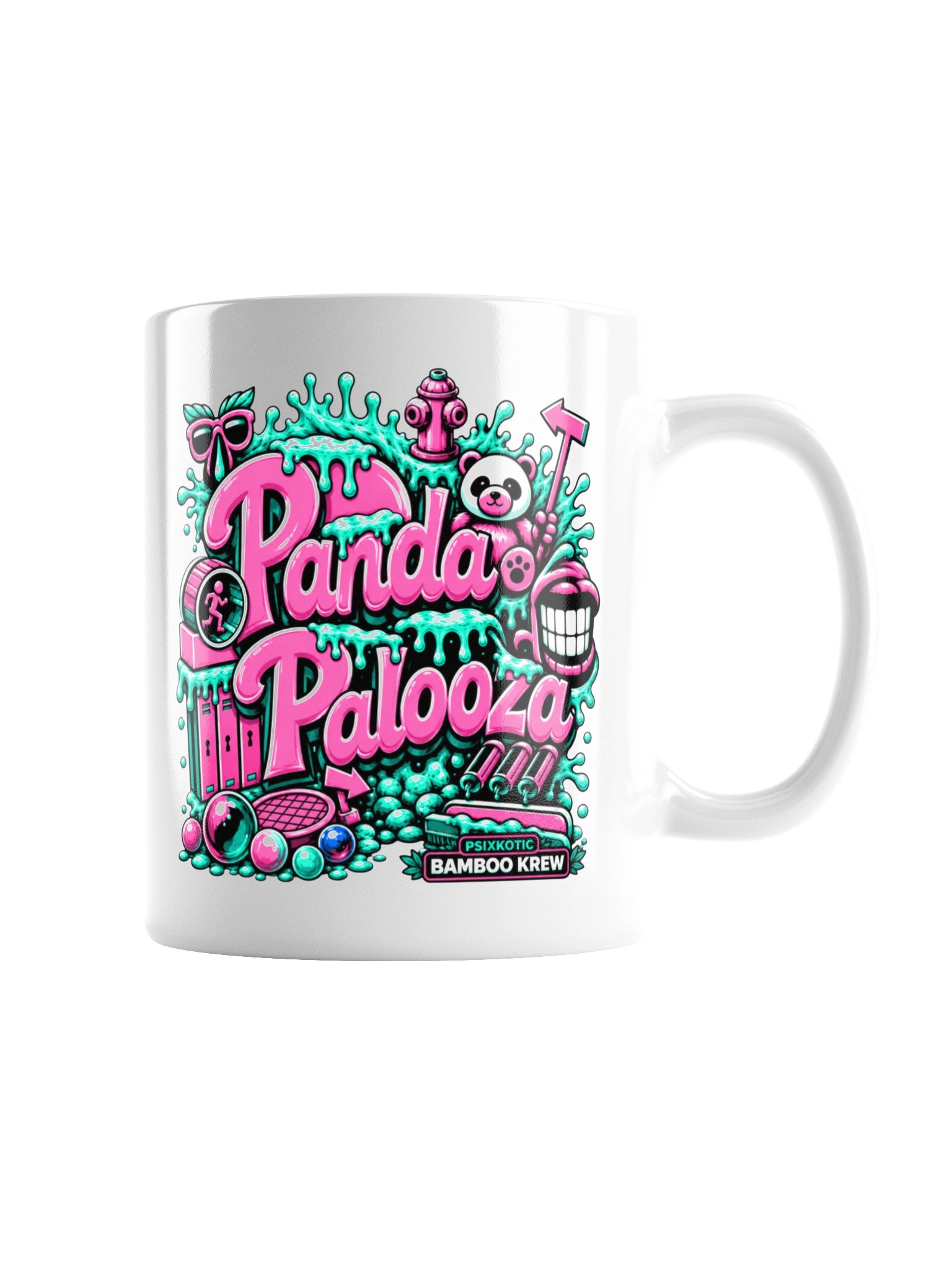 Panda Palooza Neon Street-Art Mug product image (8)