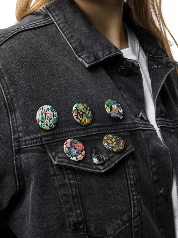 Whimsical Botanical Delight Pin Set product image (1)