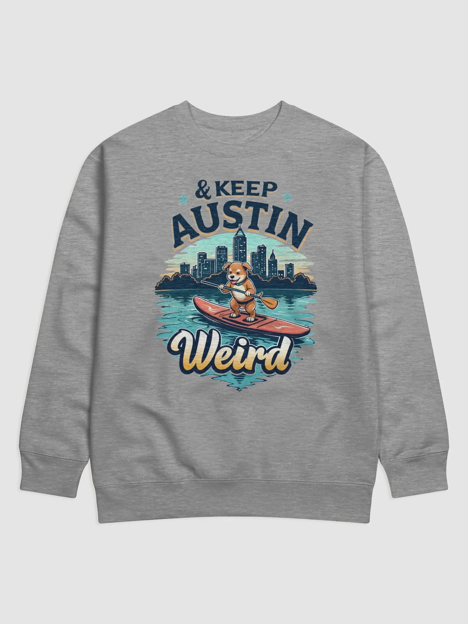 Austin Dog Paddleboarding Adventure Sweatshirt product image (1)