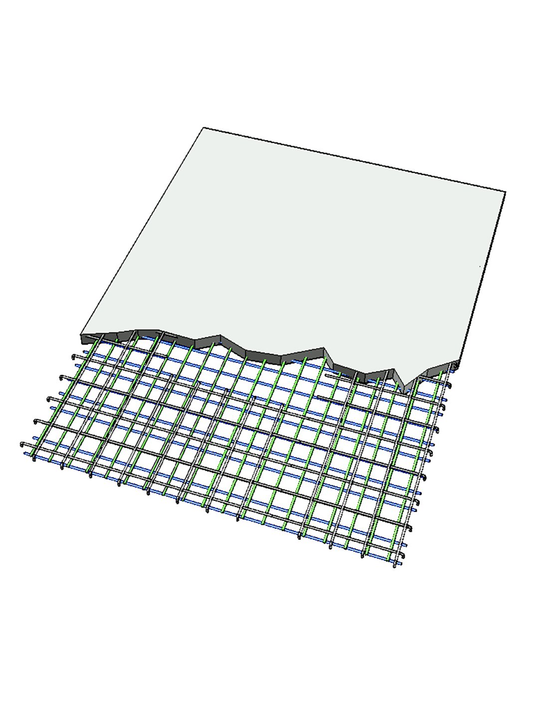 Slab Reinforcement Plan: DWG / PDF / SKP Files product image (2)