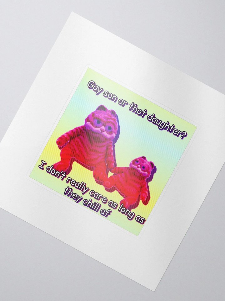 Gay son or thot daughter sticker product image (2)