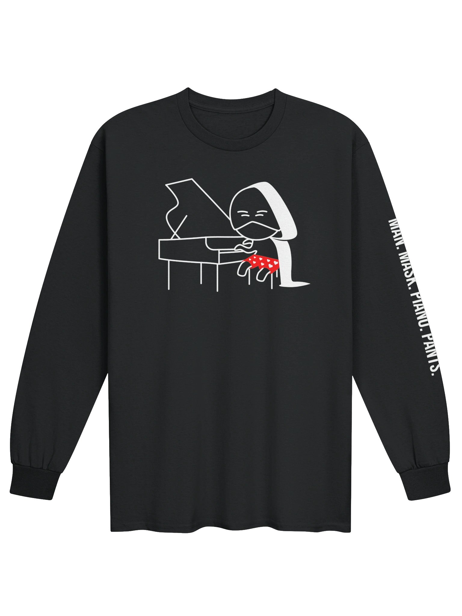 *BRAND NEW* Man. Mask. Piano. Pants. Long Sleeve product image (1)