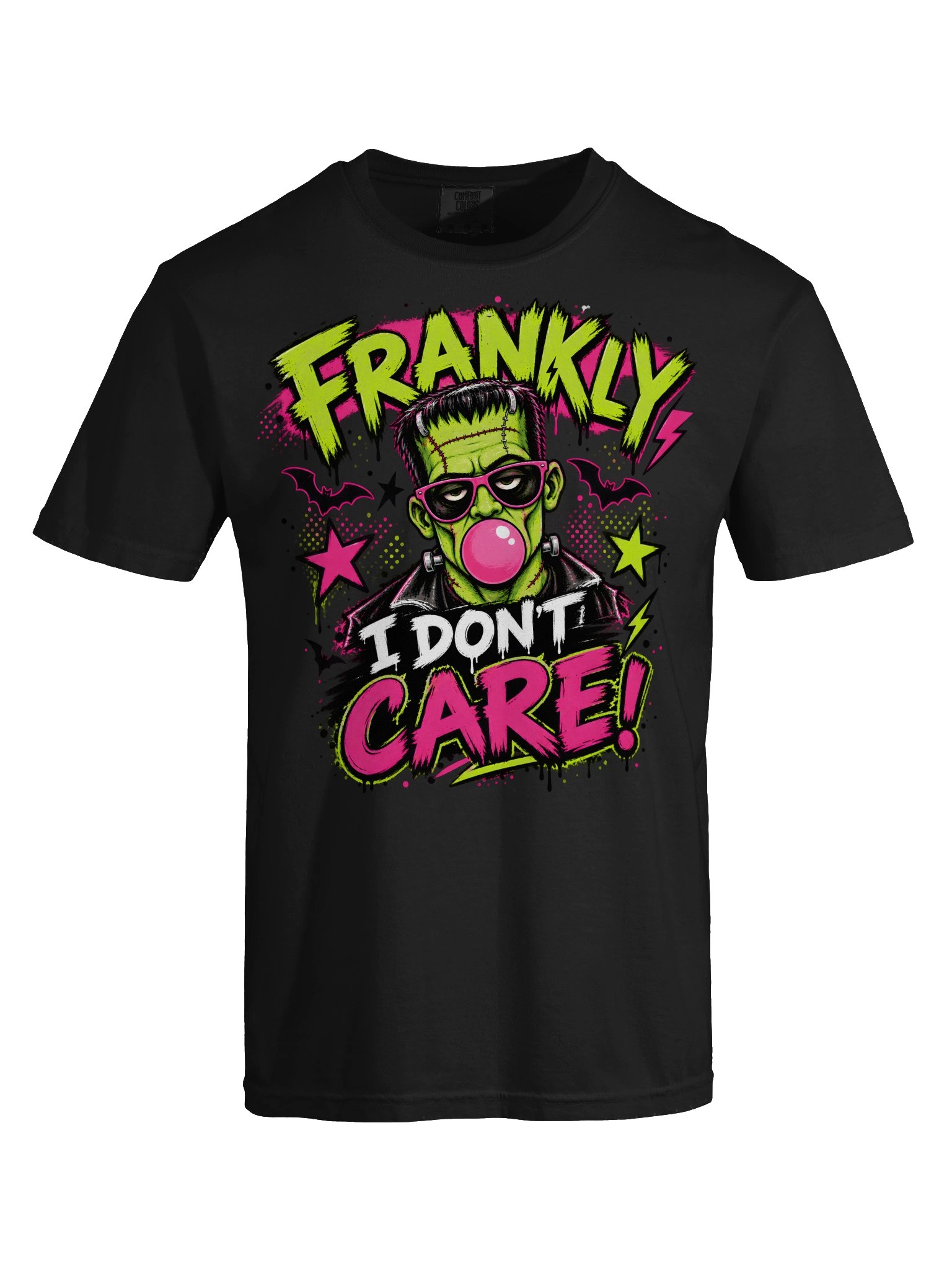 Frankly I Don't Care Frankenstein Tee product image (49)