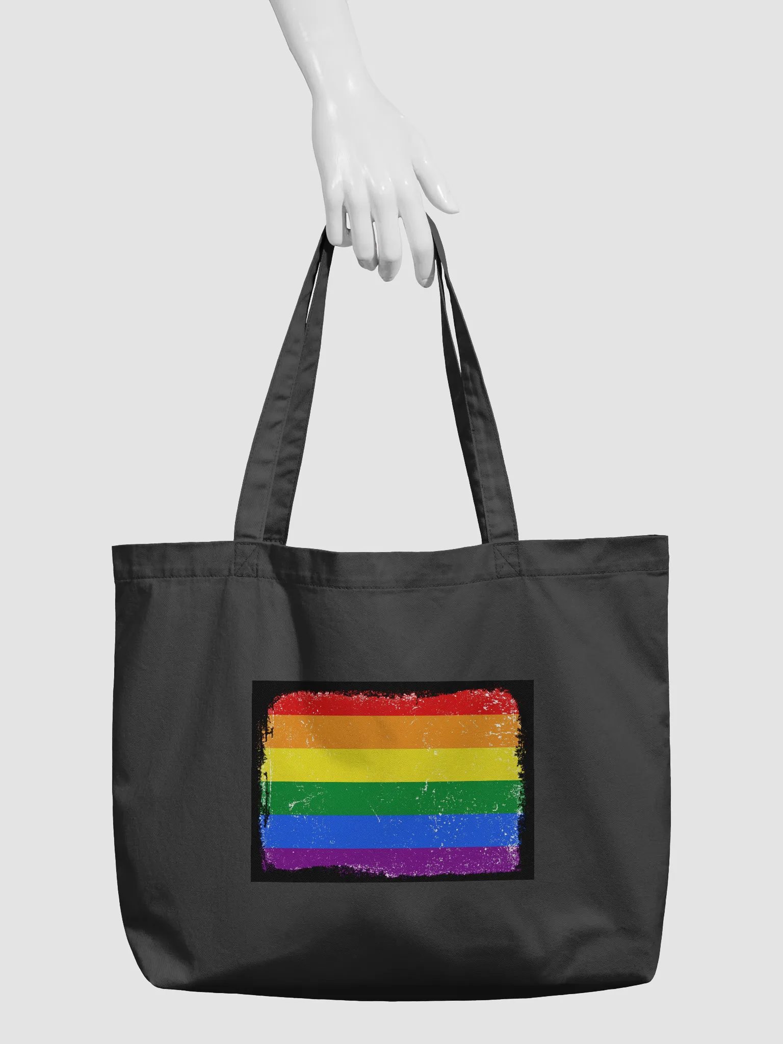 Gay Pride Flag Organic Coach Tote product image (3)