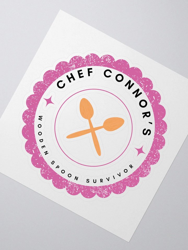 Chef Connor Kiss Cut Sticker product image (2)